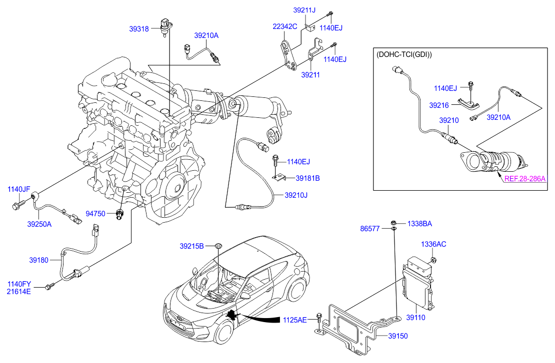 Hyundai 392102B270 - Electronic control: 1 pcs. onlydrive.pro