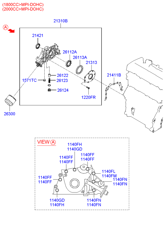 Subaru 2630035502 - Õlifilter onlydrive.pro