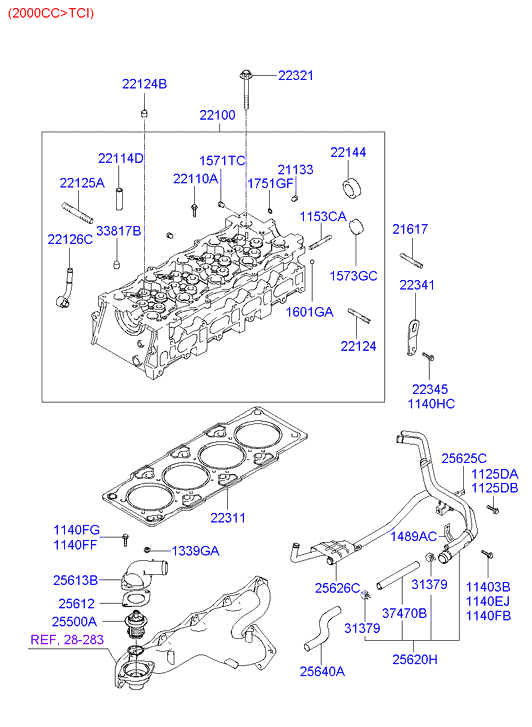 KIA 25500-23001 - Termostats, Dzesēšanas šķidrums onlydrive.pro