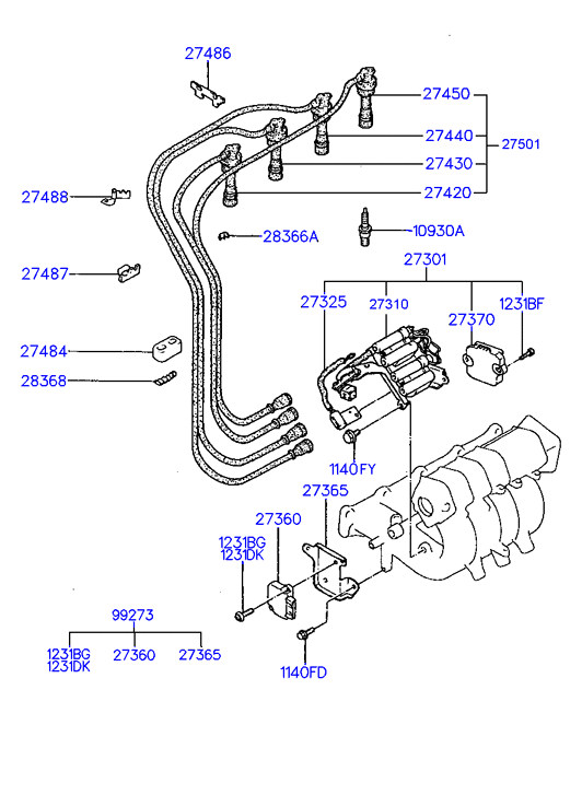 Hyundai 18812-11061 - Sytytystulppa onlydrive.pro