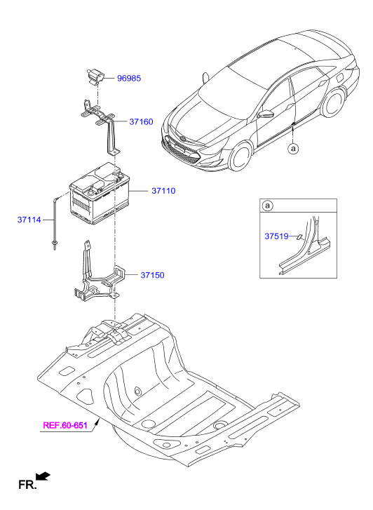 Hyundai 371104R000 - Starter Battery onlydrive.pro