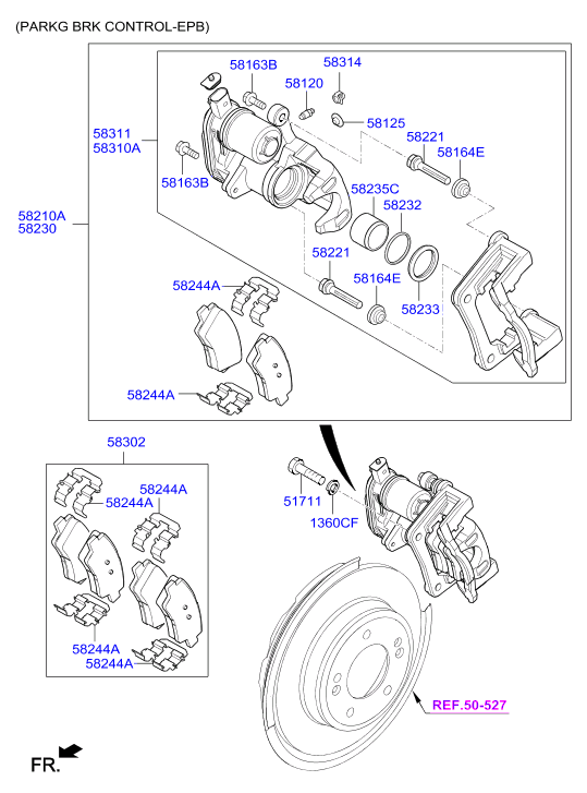 Hyundai 58400-A6300 - Brake Caliper onlydrive.pro