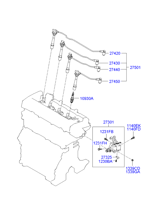 Hyundai 18826-11101 - Свеча зажигания onlydrive.pro