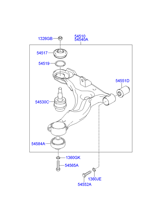 KIA 54530-31600 - Ball Joint onlydrive.pro