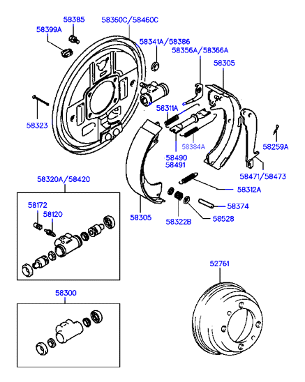 Hyundai 584204A020 - Wheel Brake Cylinder onlydrive.pro