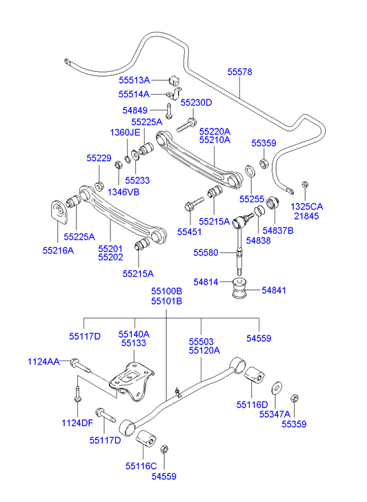 Hyundai 5511625000 - Bush of Control / Trailing Arm onlydrive.pro