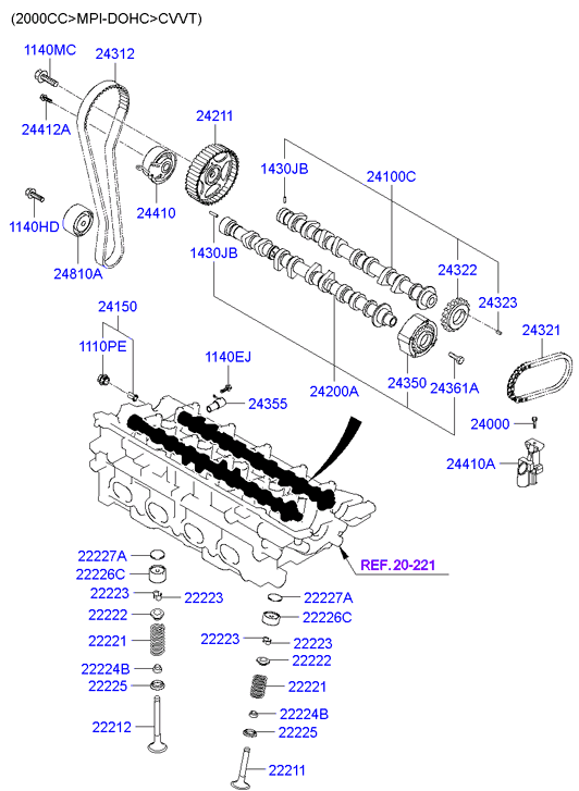 Hyundai 24312 23202 - Hammashihnat onlydrive.pro