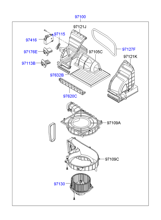 KIA 971331E100 - Filter, interior air onlydrive.pro