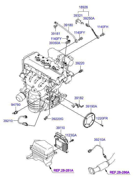 KIA 3921022610 - Oxygen, Lambda Sensor onlydrive.pro