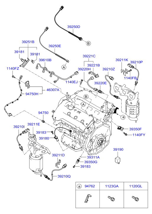 Hyundai 39210-3E220 - Oxygen, Lambda Sensor onlydrive.pro