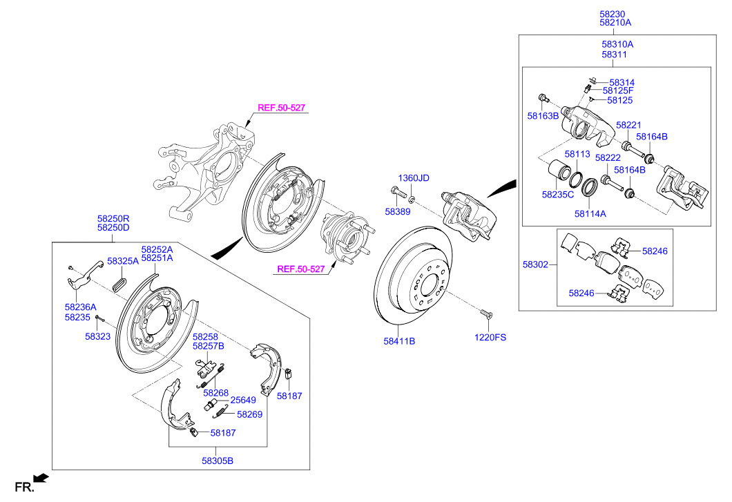 Hyundai 58230 2W700 - Brake Caliper onlydrive.pro