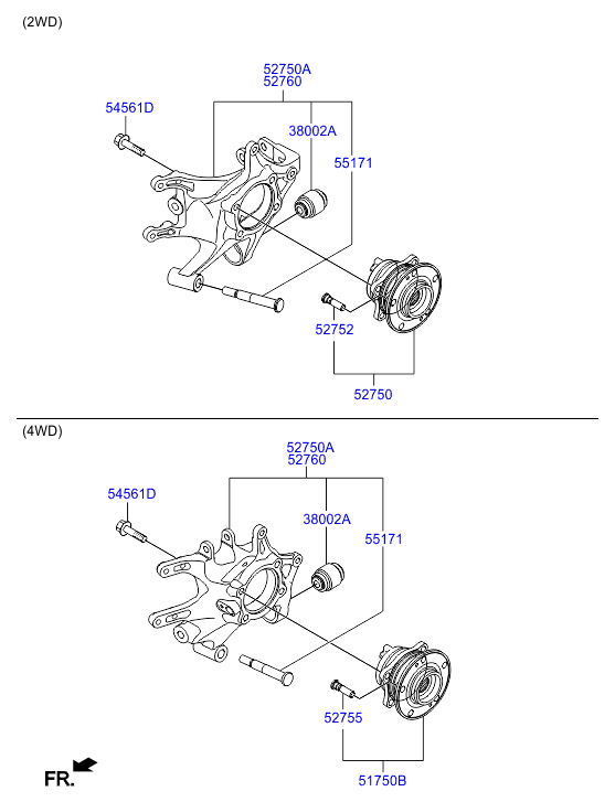 Hyundai 527202W100 - Bush, control arm mounting onlydrive.pro