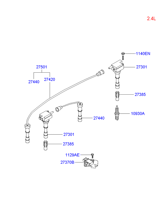 KIA 27370-38010 - Sensor, ignition pulse onlydrive.pro