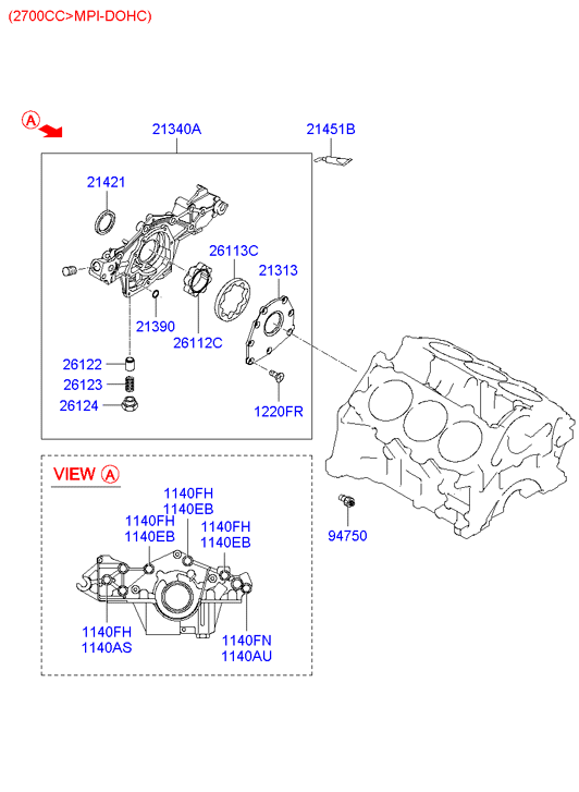 KIA 21421-33114 - Shaft Seal, crankshaft onlydrive.pro