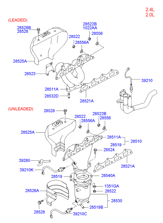 KIA 3921038005 - Lambdatunnistin onlydrive.pro