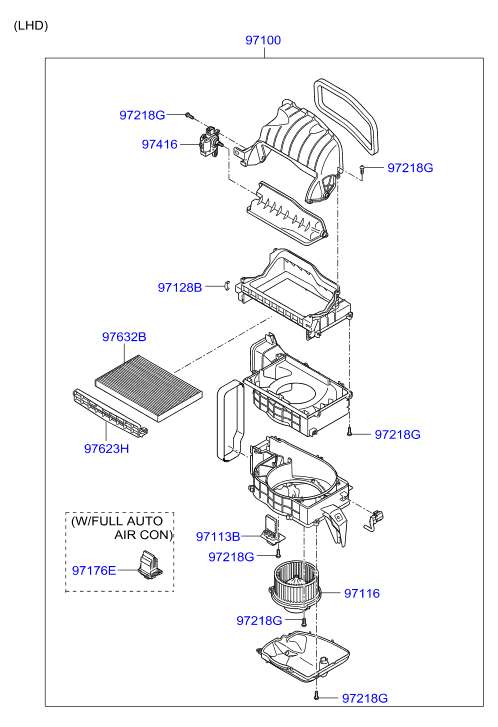 TOYOTA 97133-2L000 - Dryer, air conditioning onlydrive.pro