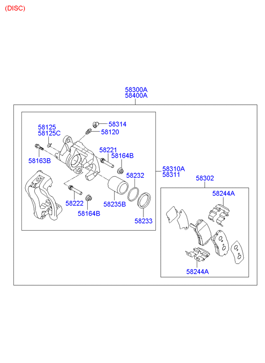 Hyundai 583101JA30 - Brake Caliper onlydrive.pro