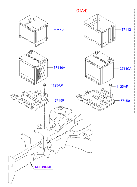 Hyundai 371101J450 - Starter Battery onlydrive.pro