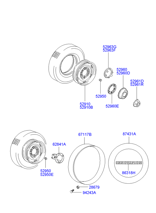 Mitsubishi HB719000 - Wheel Nut onlydrive.pro