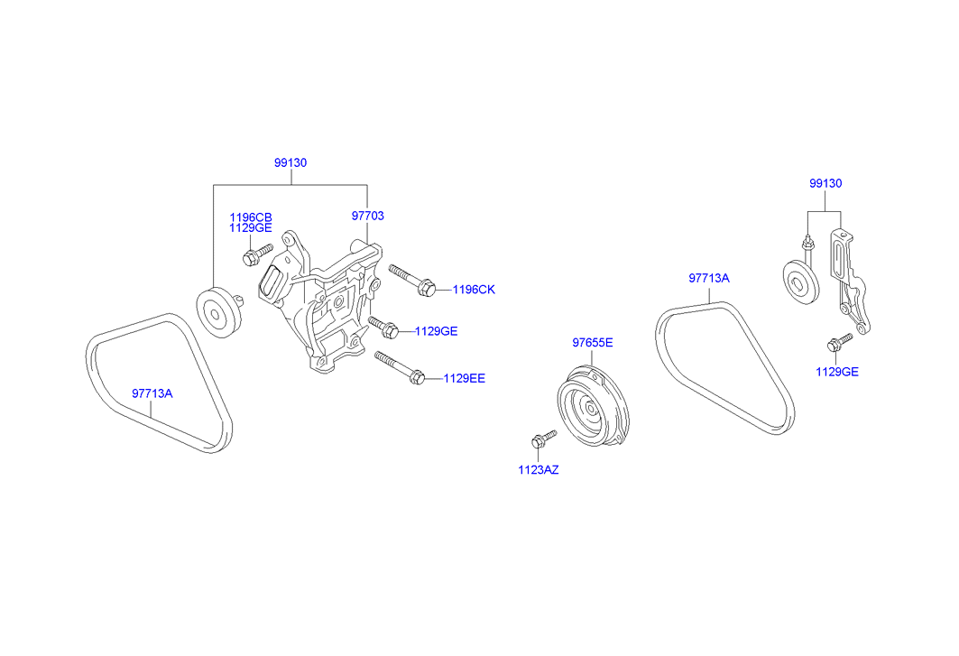 Mitsubishi HJ820003 - V-Belt onlydrive.pro