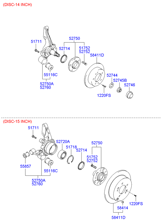 KIA 52718-26500 - Rattalaagrikomplekt onlydrive.pro