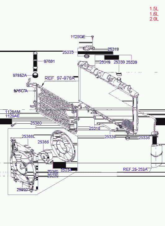 KIA 25330-2D090 - Radiatoriaus dangtelis onlydrive.pro