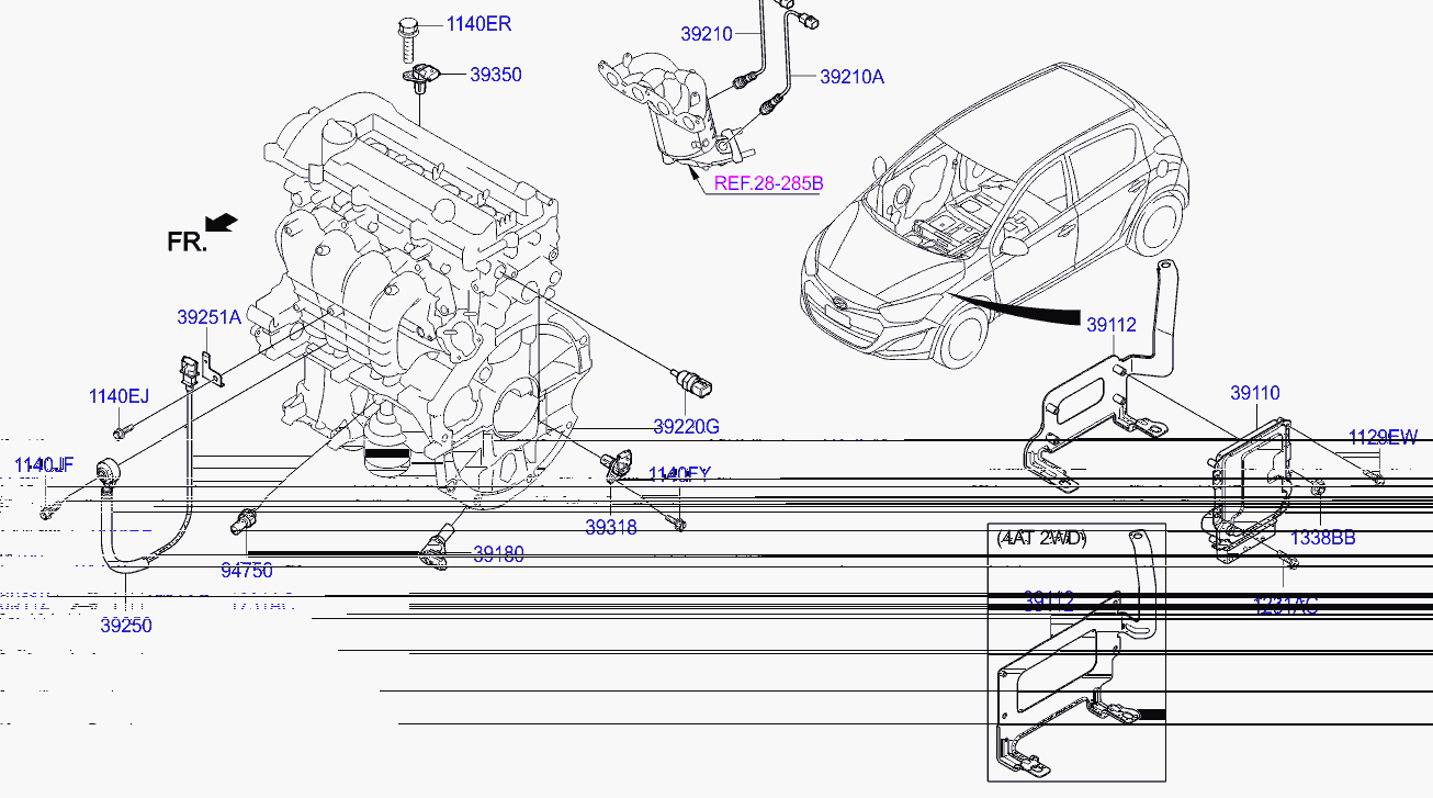 Hyundai 39210 03080 - Lambdatunnistin onlydrive.pro