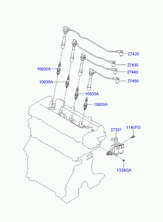 KIA 27301-23900 - Ignition Coil onlydrive.pro