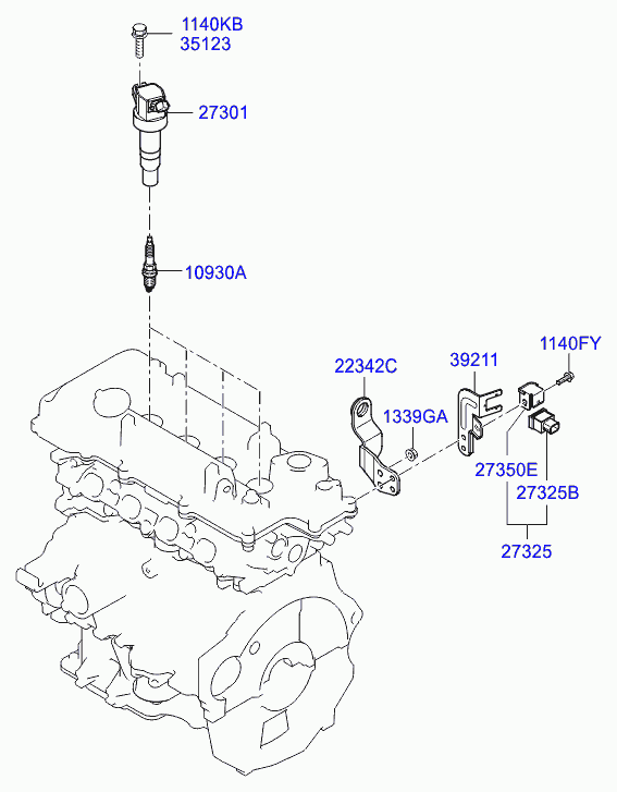 KIA 18846 10060 - Sytytystulppa onlydrive.pro