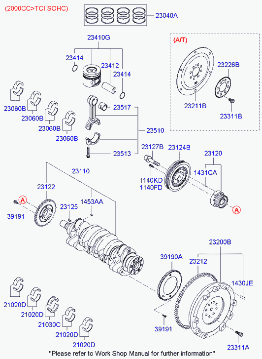 Hyundai 2311037300 - Water Pump onlydrive.pro