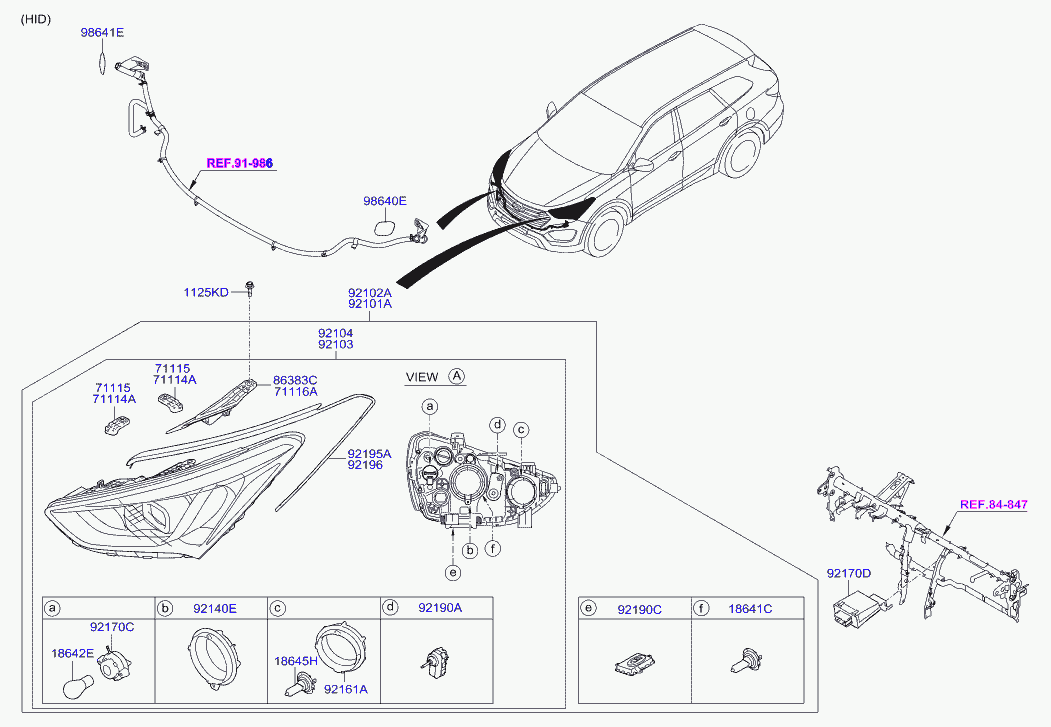 Hyundai 921613R010 - Headlamp: 2 pcs. onlydrive.pro