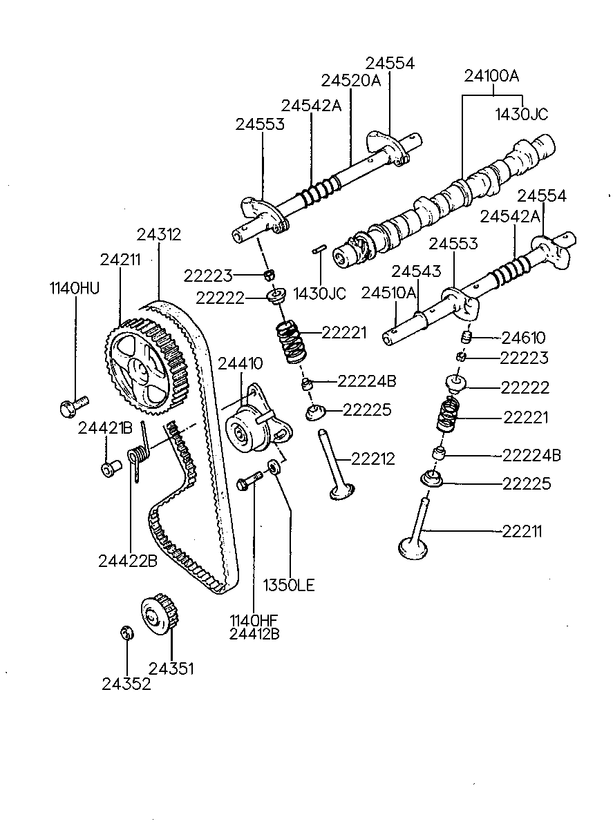 KIA 24312-32560 - Timing Belt onlydrive.pro