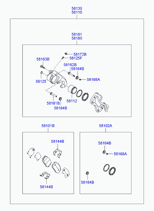 KIA 58101-3LA20 - Brake Pad Set, disc brake onlydrive.pro