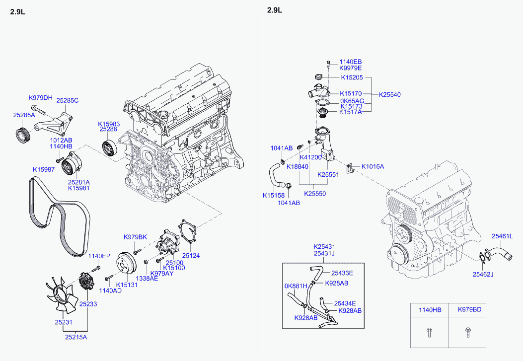 Hyundai 25281-4X000 - Натяжитель, поликлиновый ремень onlydrive.pro