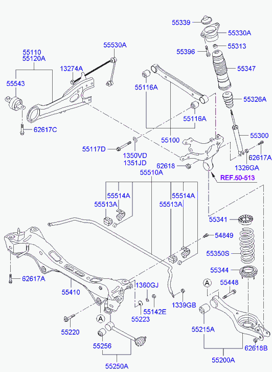 Hyundai 55311-2R600 - Shock Absorber onlydrive.pro