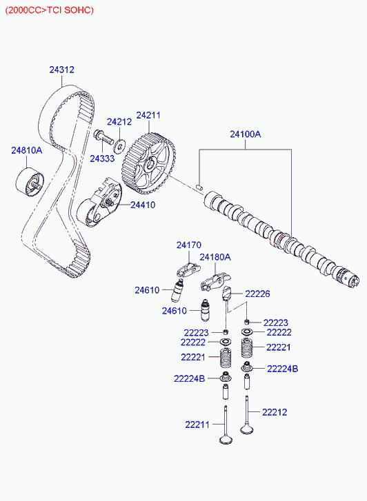 KIA 2222627400 - Rocker Arm, engine timing onlydrive.pro