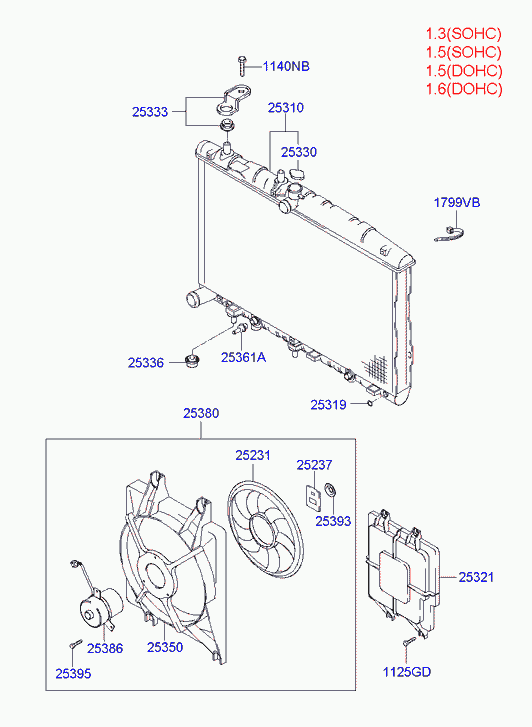 Hyundai 2533033101 - Sealing Cap, oil filling port onlydrive.pro