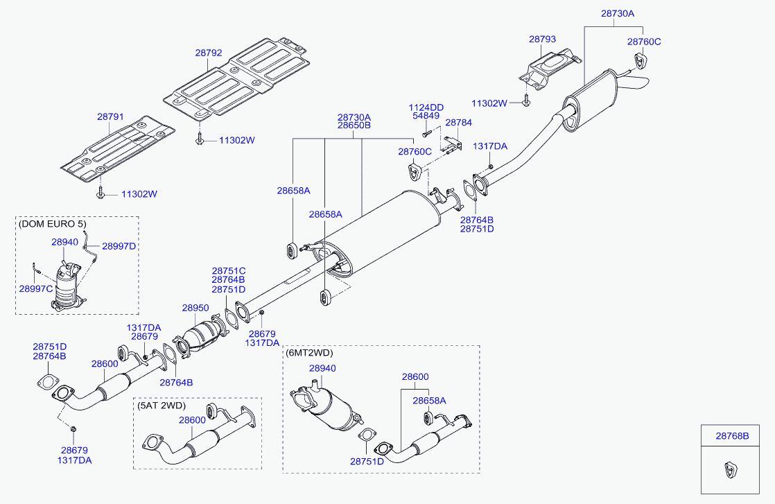 Mitsubishi 2876434250 - Tihend, heitgaasitoru onlydrive.pro