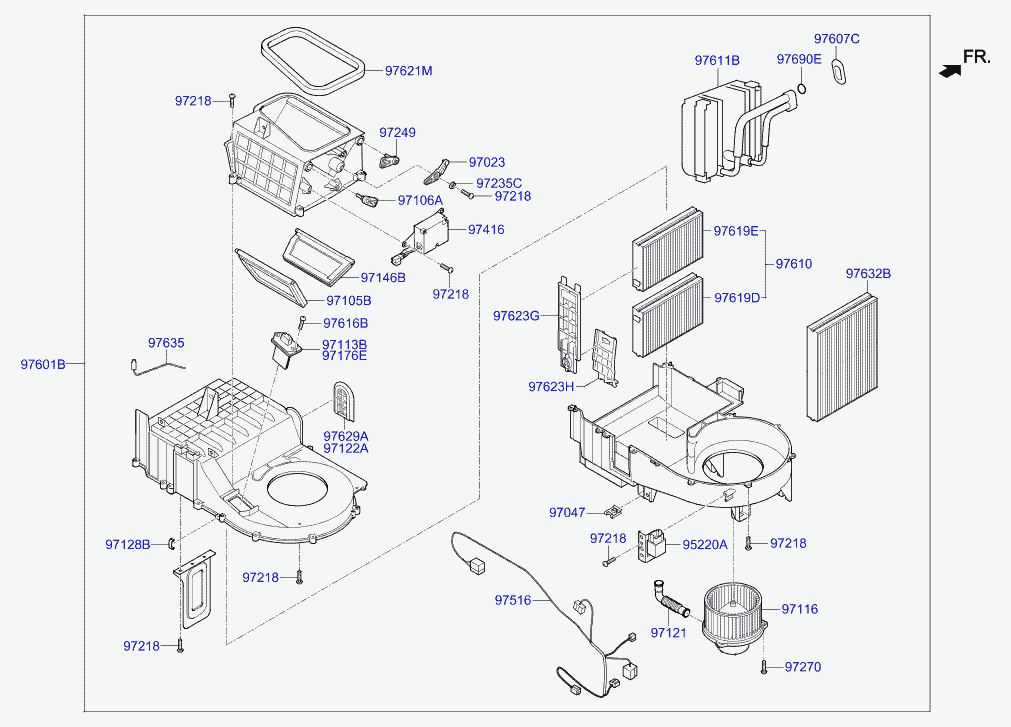 Hyundai 97619-3D200 - Filter, interior air onlydrive.pro