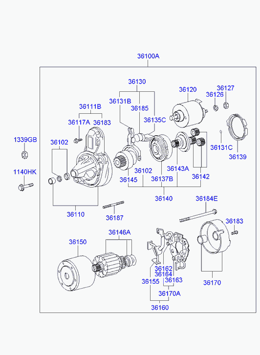 KIA 1339610007B - Remondikomplekt,stabilisaatori otsavarras onlydrive.pro