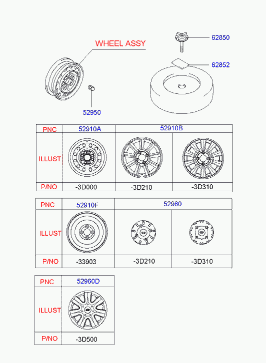 KIA 52951-11210 - Wheel Nut onlydrive.pro