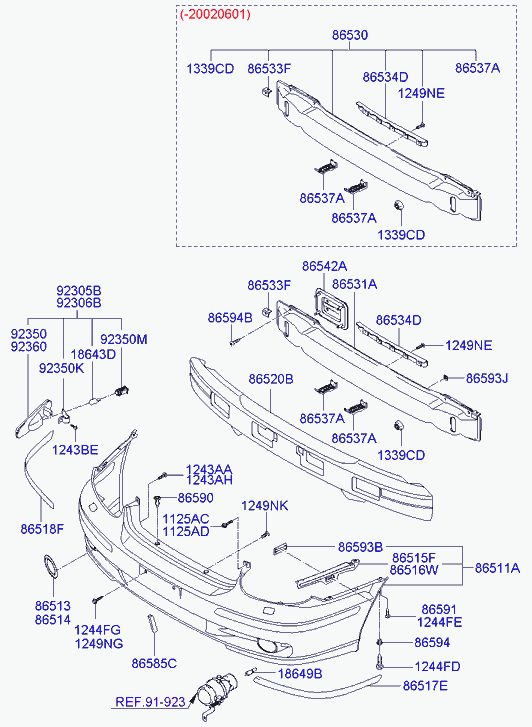 Hyundai 18643-05009 - Bulb, auxiliary stop light onlydrive.pro