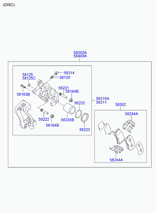 Hyundai 583021JA31 - Brake Pad Set, disc brake onlydrive.pro