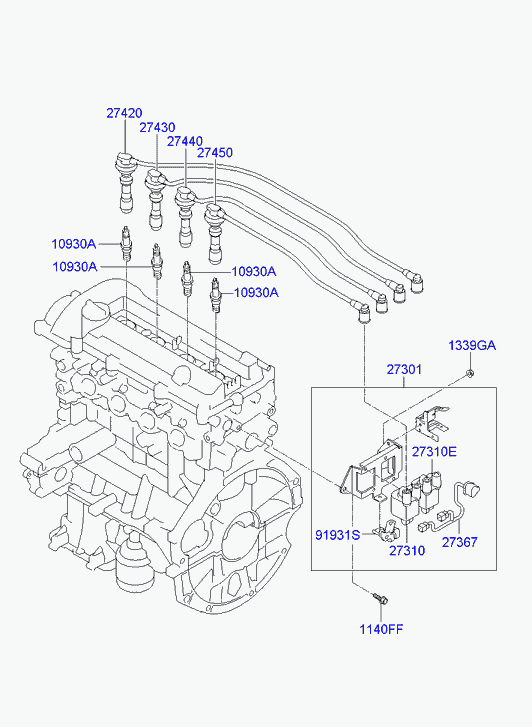 Hyundai 18827-09080 - Spark Plug onlydrive.pro