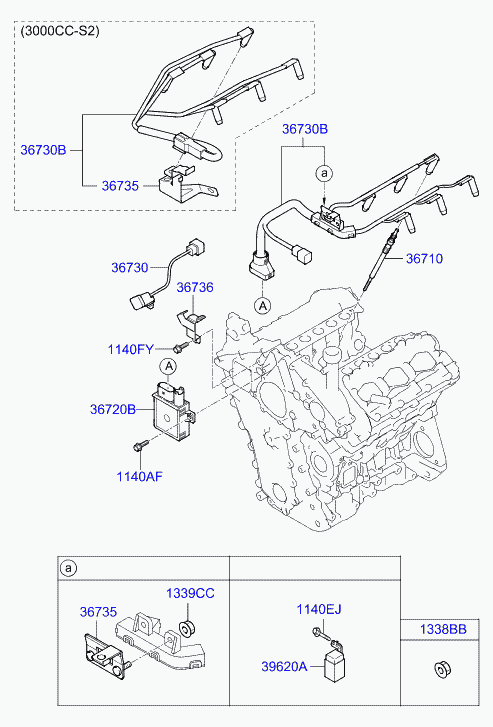 Hyundai 36720 3A100 - Glow plug: 1 pcs. onlydrive.pro