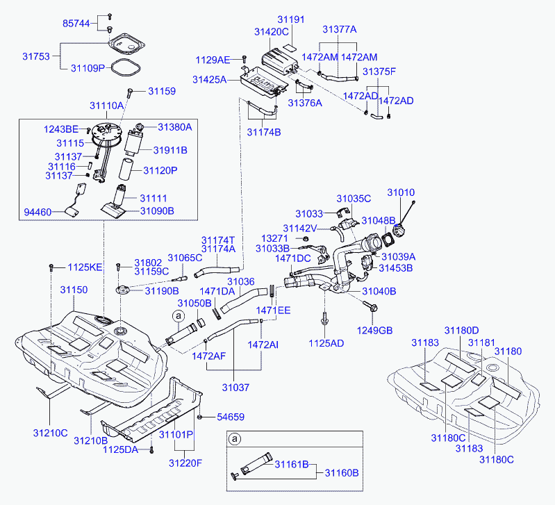 FORD 311113K000 - Fuel Supply Module onlydrive.pro