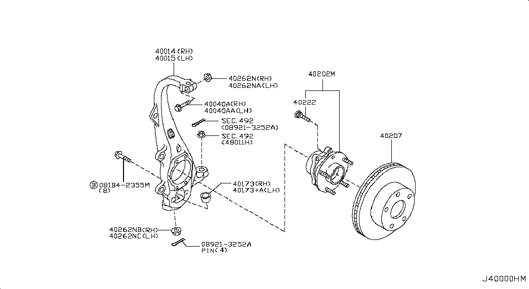 NISSAN 40206EG000 - Brake Disc onlydrive.pro