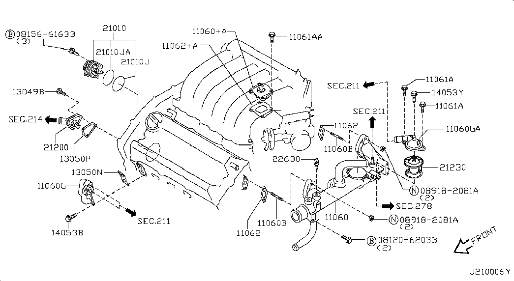 NISSAN 13050-31U00 - Прокладка, корпус термостата onlydrive.pro