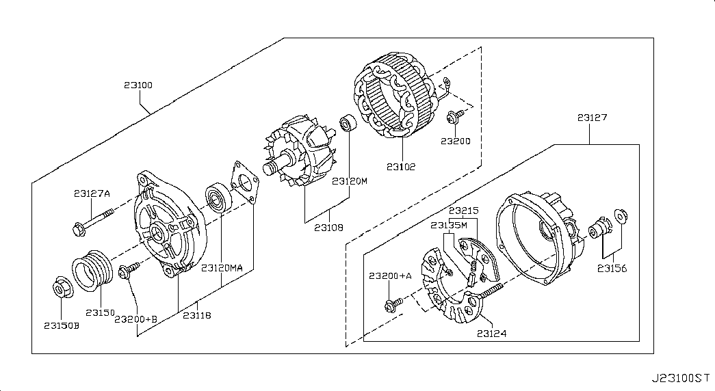 NISSAN 23108EG910 - Rotor, alternator onlydrive.pro