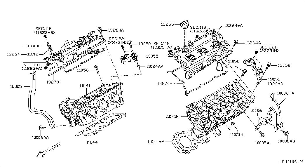 NISSAN 11044-9N01A - Tiiviste, sylinterikansi onlydrive.pro